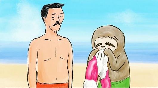 等到都老了！19張「樹懶的日常」幽默插畫，連影子也比別人慢超好笑！