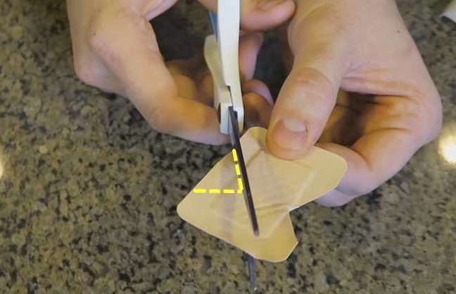 bandad proper usage on finger tip